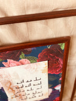 Load image into Gallery viewer, Glass framed calligraphy
